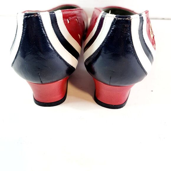 Rare Democratic Donkey MARGARET JERROLD 1996 Election Shoes Heels Pumps Sz 6.5 - Picture 9 of 14